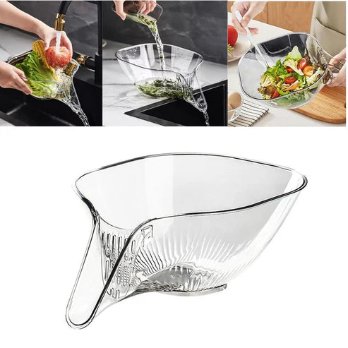 Drain Basket Funnel for Vegetables and Fruits
