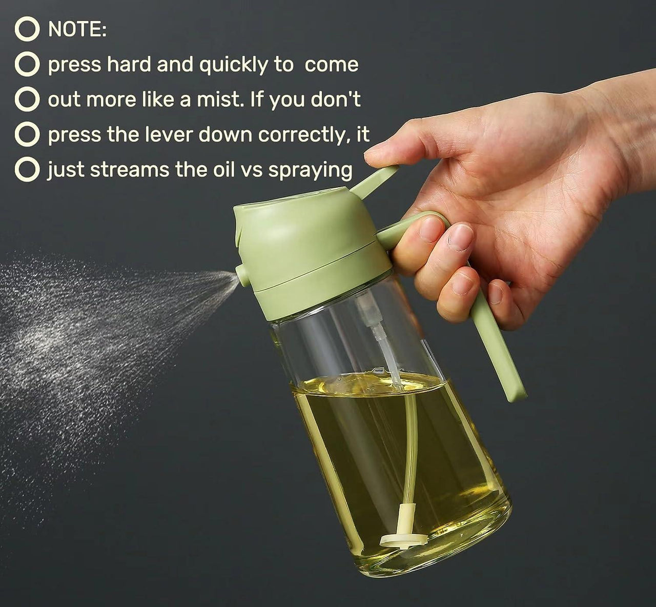 Portable Sprayer Oil Dispenser 2 in 1 (500ml)